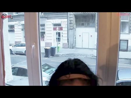 2 Jaw-dropping Teenagers Have Fuckfest By The Window So People Could Observe Them