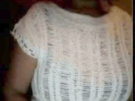 Tibetan Aged Displays Her Boulder-holder