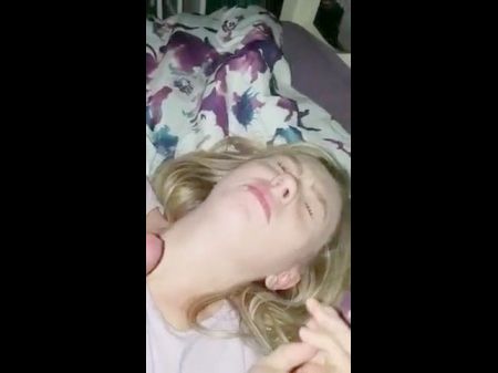 Used Wife Getting Face Plumbed And Facial Cumshot