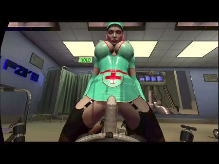 Citor3 3 Dimensional Vr Game Latex Nurses Pump Seamen With Vacuum Sofa And Pump