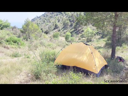 The Tourist Heard Noisy Yelling And Caught Couple Plowing In The Tent .