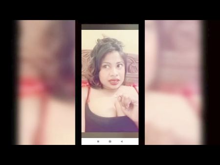 Rasmi Alon Wearing Black Brassiere And Showing Giant Udders On Live Webcam