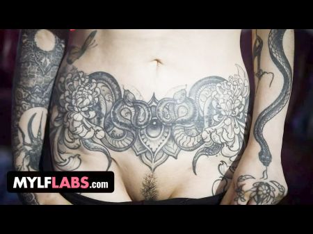 Fantastic Inked Milf With Thick Titties Shows Her Skills Treating Thick Penises
