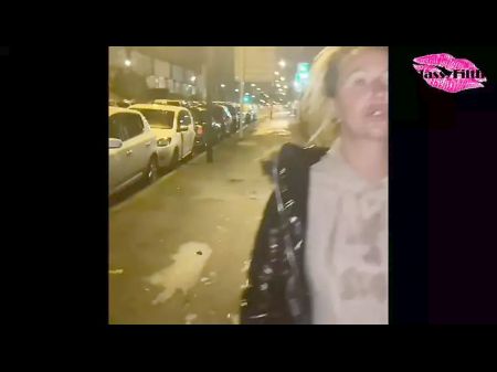 Ambling Down The Street With Cum All Over My Face