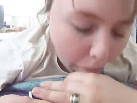 Obese Light Haired Wife Inhales An Impressive Penis