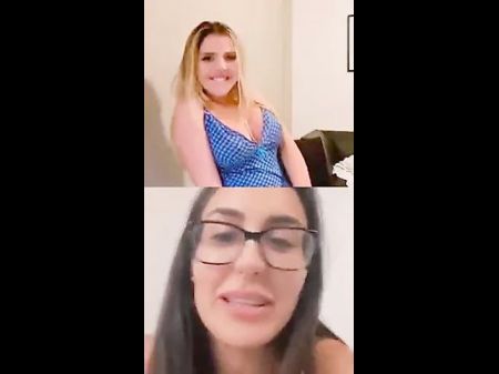 Mexican Lezzies Chatting On The Camera