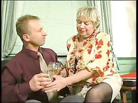 Granny X Youthfull Boy - Business Appointment Turns Into Hookup