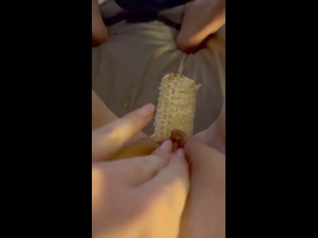 Finger My Raw Lubed Cootchie While I Pulverize Myself With A Corn Cob