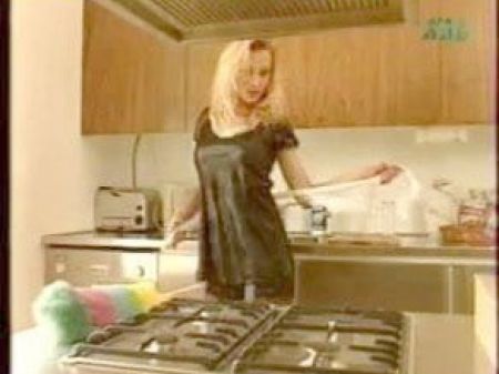 Stunning Light Haired French Maid Lap Dances