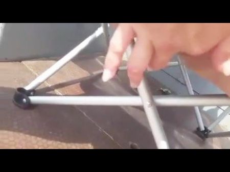 Youthful Brit Woman Masturbates On Boat In Public