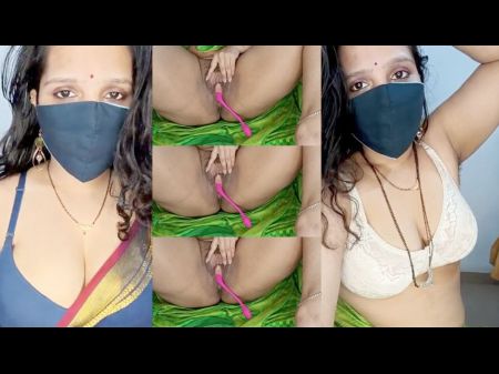 desi indian aunty saree half top eliminating webcam show live