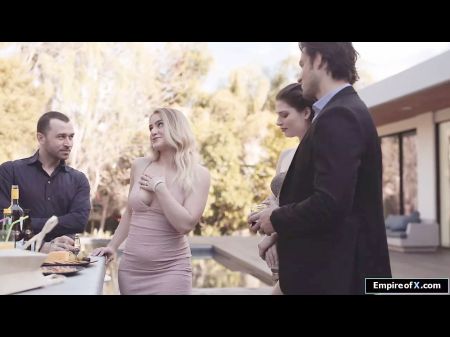 A Fair Haired Wife Blows Then Gets Penetrated By Husband’s Mate