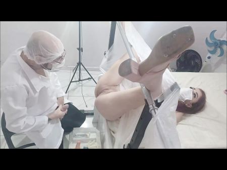 Clandestine Gyno Doctor Uses Anesthetic Gel Cheats With The Brand New Patient
