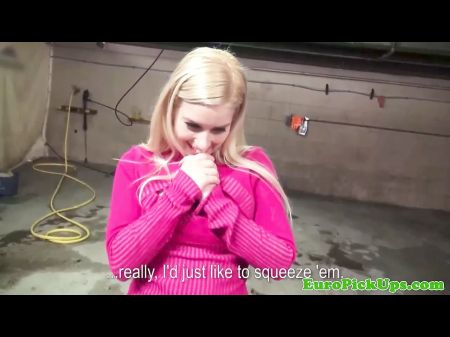 Real European Teenager Gets Her Honeypot Cumshot