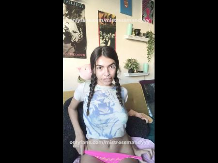 Slut Thumbs Her Raw Muff Of Tiktok Leaks