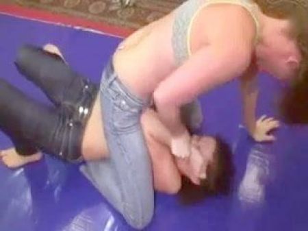 Doll Wrestling In Denim