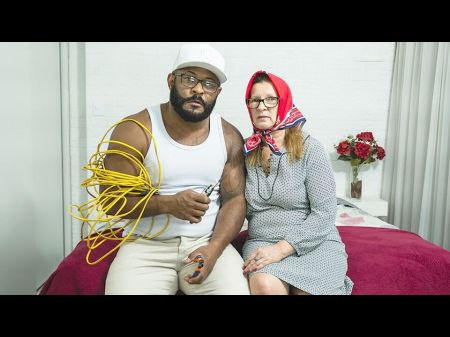 Grannie Gets Deep Butt-banged By An Electrician