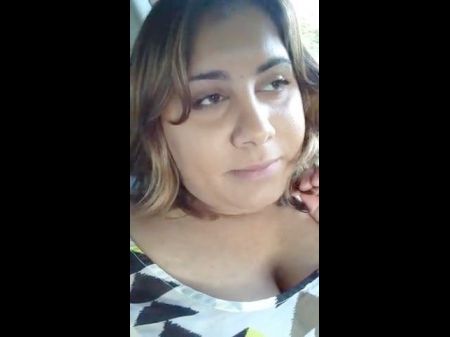 Hoe Plays With Her Massive Poon Inside Car Near A Park
