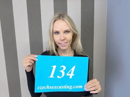 Blonde Stretches After Picture Shoot