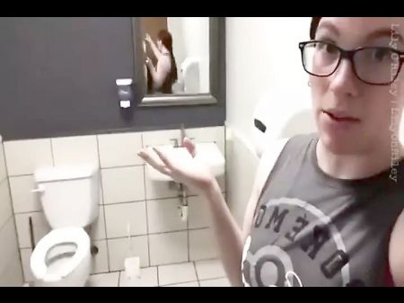Gym Bathroom Quickie Flash