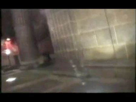 Killer French Blonde Exhibe In Paris And Gang-fuck