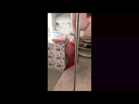 Brit Grannie Rose Films Herself Fuckin Her Cootchie With A Ginormous Bbc Faux-cock