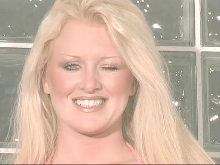 Perfect Towheaded Eliminates Pink Sundress And Panties Solo