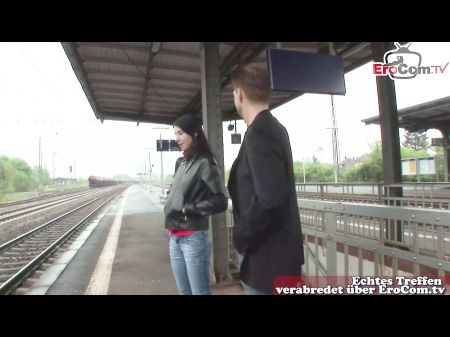 Lean German Mega-slut Pick Up At Instruct Station And Ravaged
