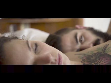 marvelous tatted red-haired in triple sex