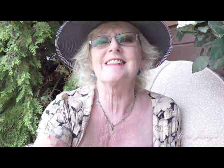 66yo Bearded Ripened Gilf Mrs . Claire Deep-throats Your Pink Cigar In The Garden ( Pov)
