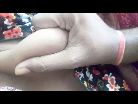 my husband is so naughty and fondles my breasts