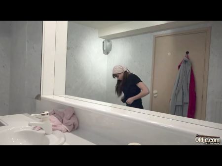 Aged Young Cleaning Damsel Gets Plumbed By Puckered Grandfather