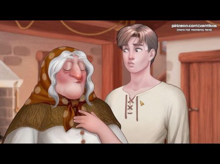 Luxurious Boy , Give Elderly Granny A Kiss And Plumb Her Hard - What A Pioneer ! - #9