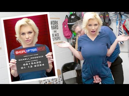 Blonde Nurse Gets Caught Shoplifting Medical Supplies - Shoplyfter