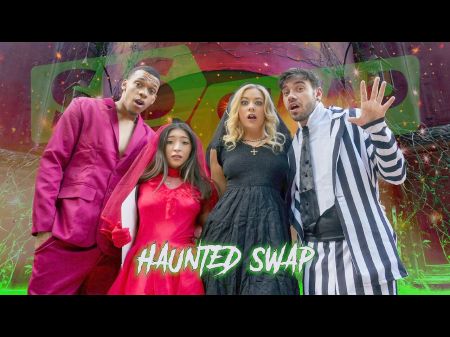 The Pursued Palace Of Swap By Sisswap Featuring Sea Lynn & Amber Summer - Teamsheet Halloween