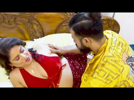 a rich man come to a desi woman house and love his off the hook time with her , total video
