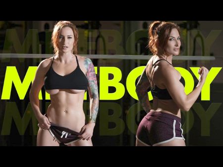 Huge-boobed Fit Mummy Sophia Locke Finishes Her Sweaty Exercise With Some Xxx Smashing In The Gym