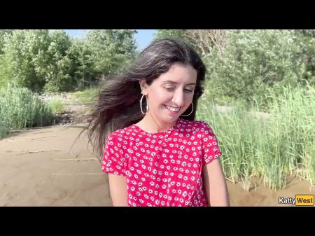 Took Out A Adorable Stepsister To Nature To Cum In Her Cooter