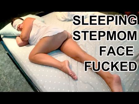 Sleepover Stepmom Face Romped . Sleepy Stepmom Woken Up By Stepson