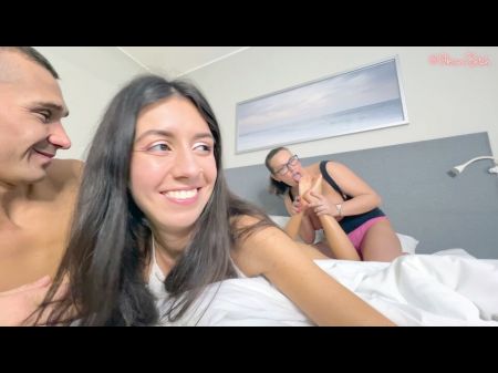 Chesty Housekeeper , Sucks Coochie , Eats Gams And Thrusts Her Tongue Up Youthful Mistress