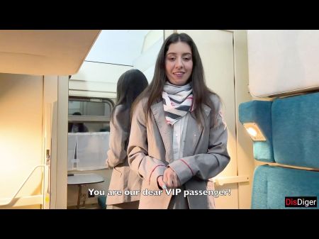The Guilty Train Conductor Offered A Premium Service To The Passenger - Anal And Cumwalk