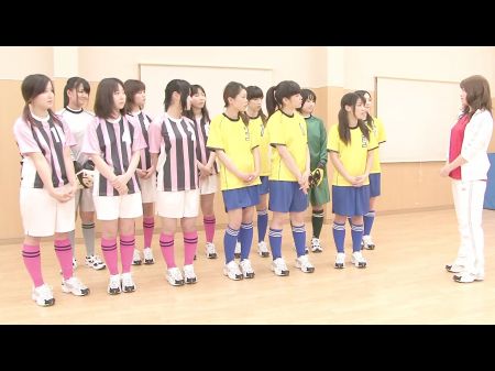 Orgy On The Femmes Soccer Crew In Japan With Old Dudes , Oral Job , Fuzzy Puss , Teen+18 , Fake Penis Romping , First-timer Orgy