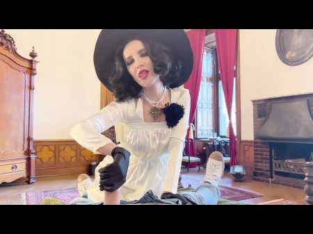Doll Dimitrescu Deepthroats And Screws . Resident Evil Village Cosplay