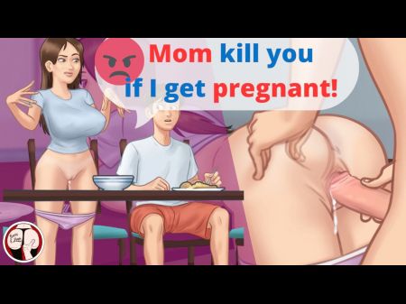 My Mum Cooking . I Impregnating My Stepsister During Breakfast .
