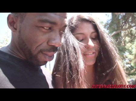 Lateena Laurie , Gets A Bushy Snatchful Of Bbc