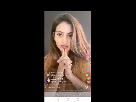 Deepika Pilli Live On Instagram - Tiktok