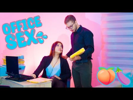 Secretary In Stockings Fucks Fantastic Boss And She Bust In The Office - Brianevanx & Celestealba