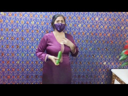 Pakistani Inexperienced Milf Masturbating With Cucumber