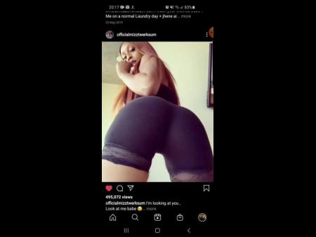 Mizztwerksum Instagram Twerk Compilation
