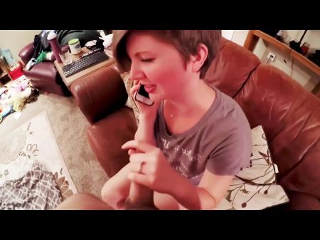 On The Phone Fingering , Fucking And Cum Remastered